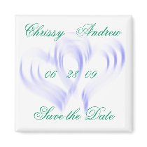 Elegant Save the Date Personalize Magnet