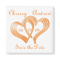 Elegant Save the Date Personalize Magnet