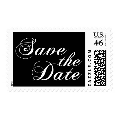 Elegant  Save the Date Postage