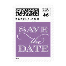 Elegant Save the Date Postage Stamp