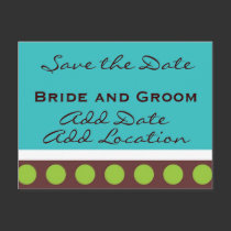 Elegant "Save the Date" Postcard by jgh96sbc Elegant "Save the Date" Postcard