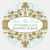Elegant Save the date Sticker