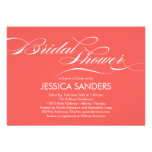 Elegant Script Bridal Shower Invitation invitations