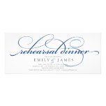Elegant Script Rehearsal Dinner Invitation
