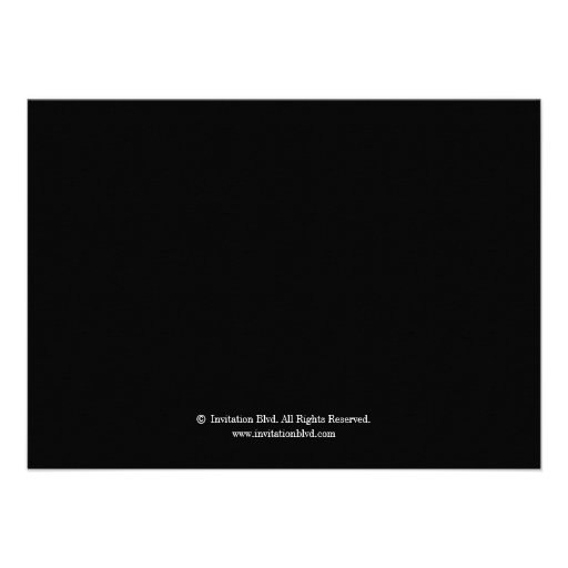 Elegant Script Rehearsal Dinner Invitation Black