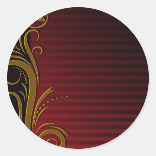 elegant_scroll_design_round_sticker rf9e609d1ad4042daa73479f1124a1dbc_v9waf_8byvr_512
