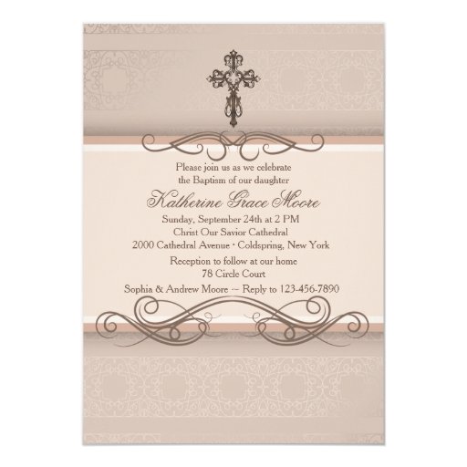 Elegant Scrolls Invitation Zazzle