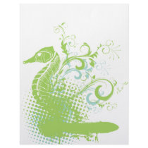 elegant seahorse custom letterhead