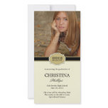 Elegant Seal Graduation Announcement Photo Card