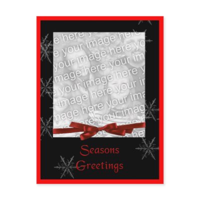 Elegant Seasons Greeting - Postcard by Designdivaad