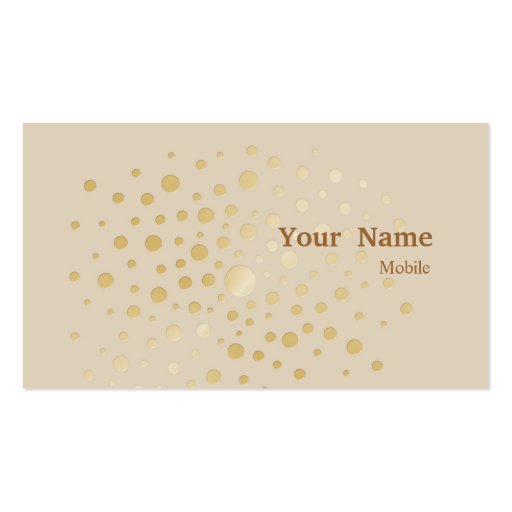 Elegant Sequins Business Card Templates (front side)