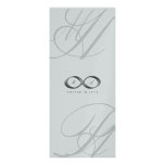 Elegant Silver Infinity Hand Clasp Wedding Invite