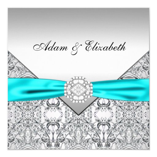 wedding invitations teal blue silver teal blue wedding invitations zazzle wedding invitations teal blue silver teal blue wedding invitations zazzle