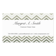 Elegant, simple style grey chevron professional business cards