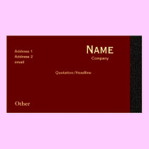 Elegant simplicity business card business cards