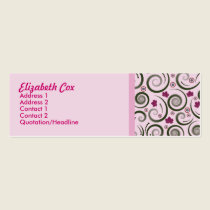 Elegant Skinny Business Card business cards