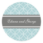 Elegant Slate and Blue stickers