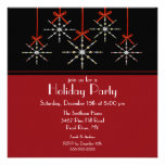 Elegant Snowflake Ornament Holiday Party Personalized Invites