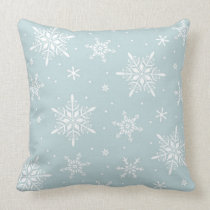 Elegant Snowflake throw pillow pillows