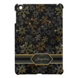 Elegant Snowflakes Damask Pattern iPad Case ipad mini cases