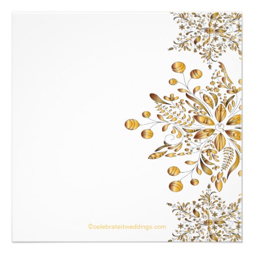 Elegant Snowflakes Winter Bridal Shower Invite
