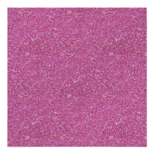 Elegant Sparkling Pink Sweet 16 Glitter Invite