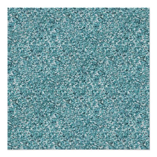 Elegant Sparkling Teal Sweet 15 Glitter Invite
