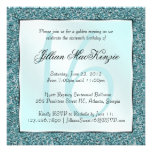 Elegant Sparkling Teal Sweet 16 Glitter Invite