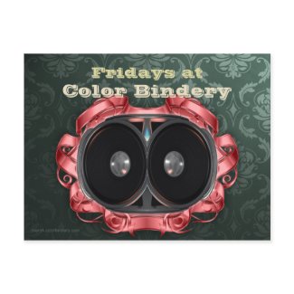Elegant Speakers Postcard postcard