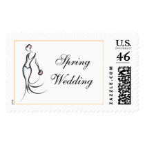 Elegant Spring Wedding - Customized postage