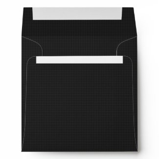 Elegant Square Black Simple Envelope envelope