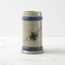 Elegant St. Patrick's Day Shamrock Design Art Coffee Mug