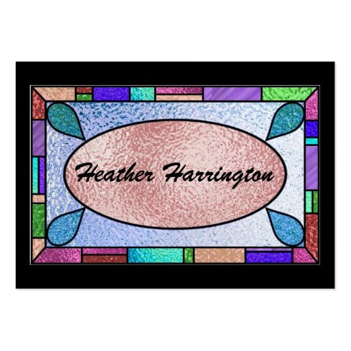 Elegant Stained Glass Business Card