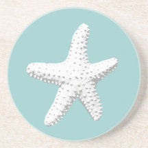 Elegant Starfish Sea Star Drink Coasters