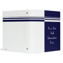 Elegant Stripes Avery Binder