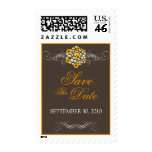 Elegant Sunflower Daisy Bouquet Save The Date Postage Stamps