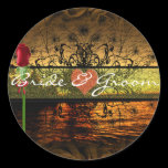 Elegant Sunset Wedding Stickers