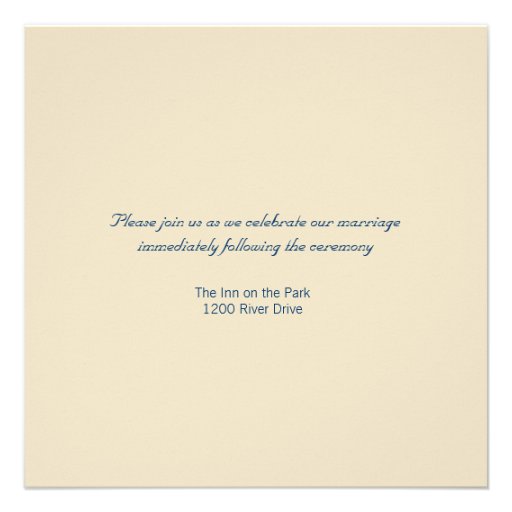 Elegant Swans Wedding Invitation