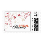 Elegant Swirls Bridal Shower Stamps