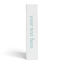 Elegant Swirls Silver and Blue 3 Ring Binder