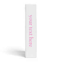 Elegant Swirls Silver and Pink Binders