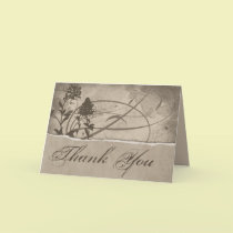 Elegant Tan Thank You cards by RainbowCards Elegant Tan Thank You cards