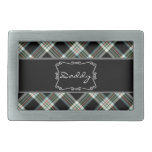 Elegant Tartan Daddy Belt Buckle
