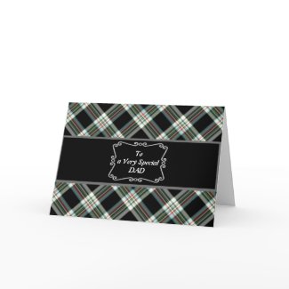 Elegant Tartan Father's Day Card
