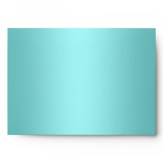 Elegant Teal Blue Linen Envelopes