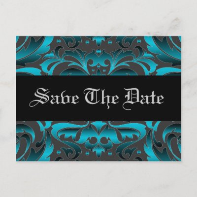 teal and silver wedding decorations
