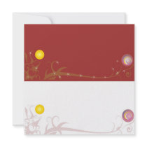 elegant texture with bright beads Invitation