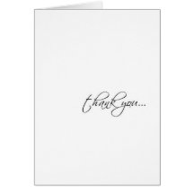 elegant thank you card (vertical)