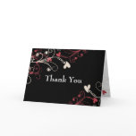 Elegant Thank You Cards::Black
