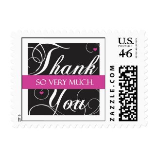 Elegant Thank You - Very Much stamp